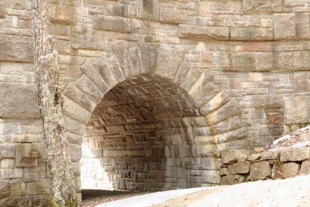 Stone bridge on Acadia carriage road