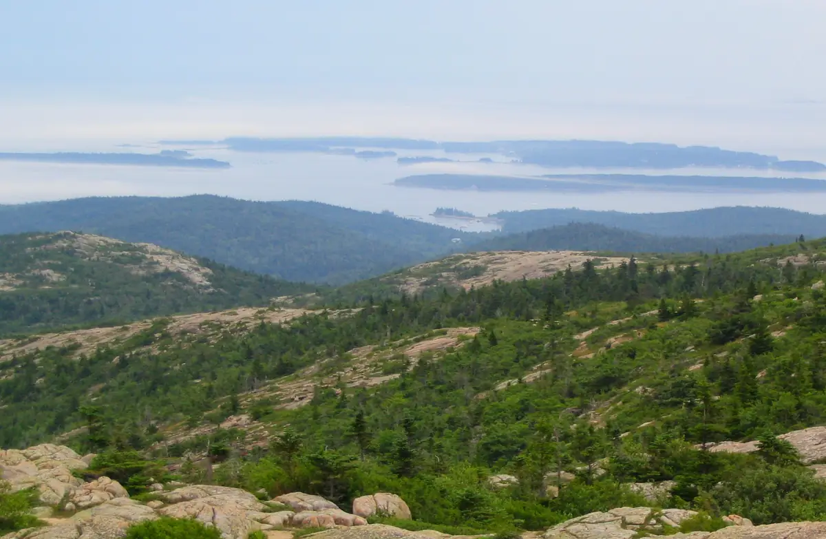 View from Cadillac Mountain summit