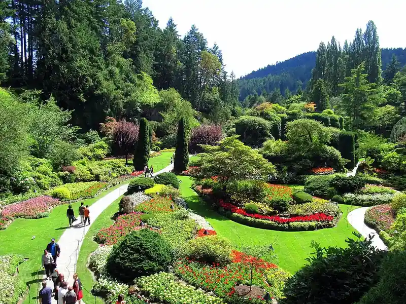 The Sunken Garden at Butchart Gardens, Victoria
