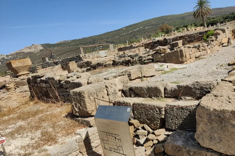 Stone ruins of the Roman town of Baelo Claudia