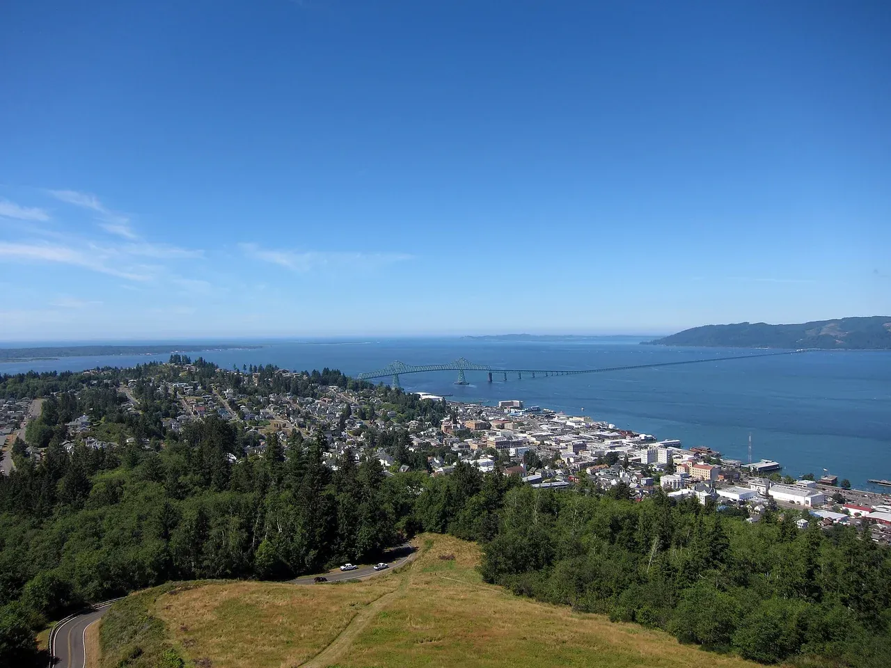 Astoria, Oregon, seen from the Astoria Column