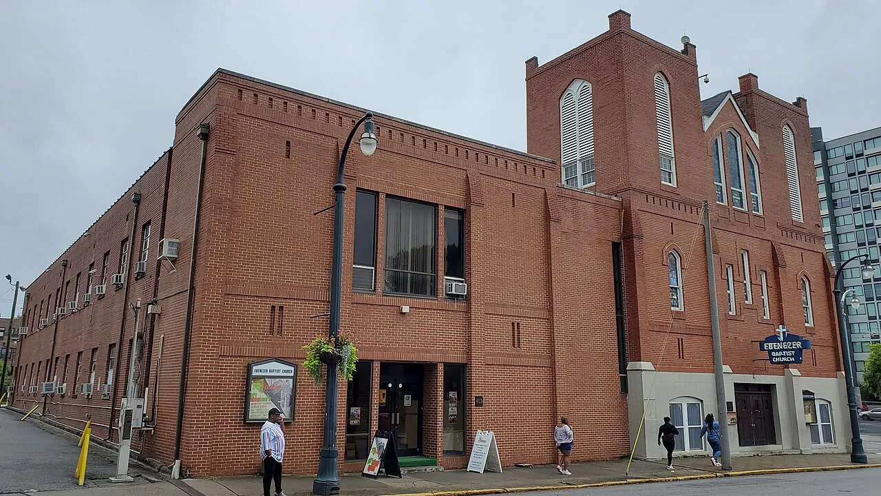 Ebenezer Baptist Church in Sweet Auburn