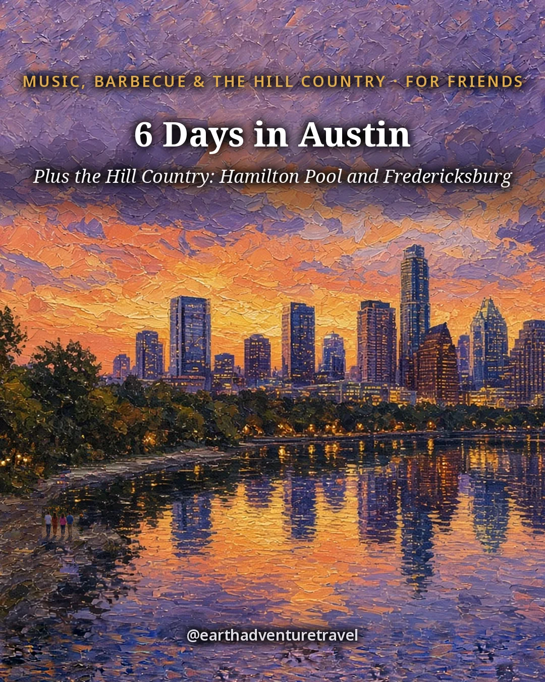 Cover artwork for the Austin in 6 Days guide