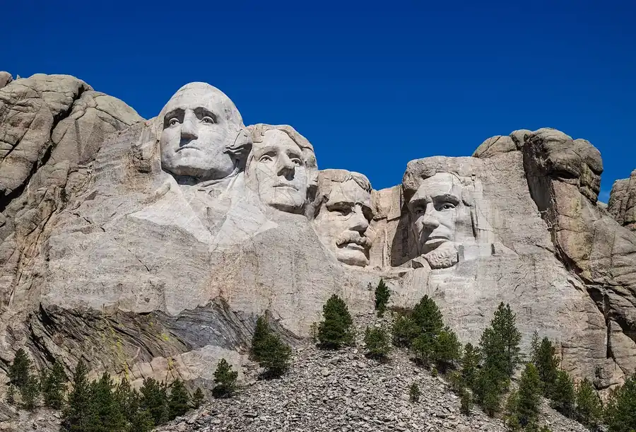 The four faces of Mount Rushmore