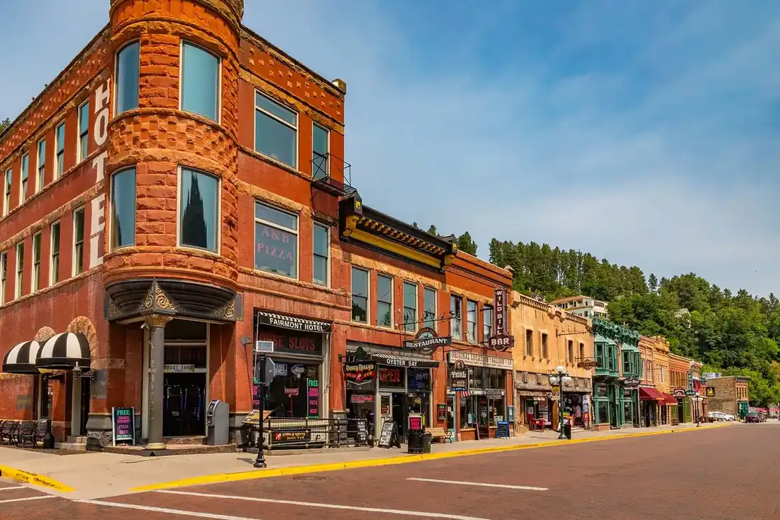 Historic Main Street in Deadwood