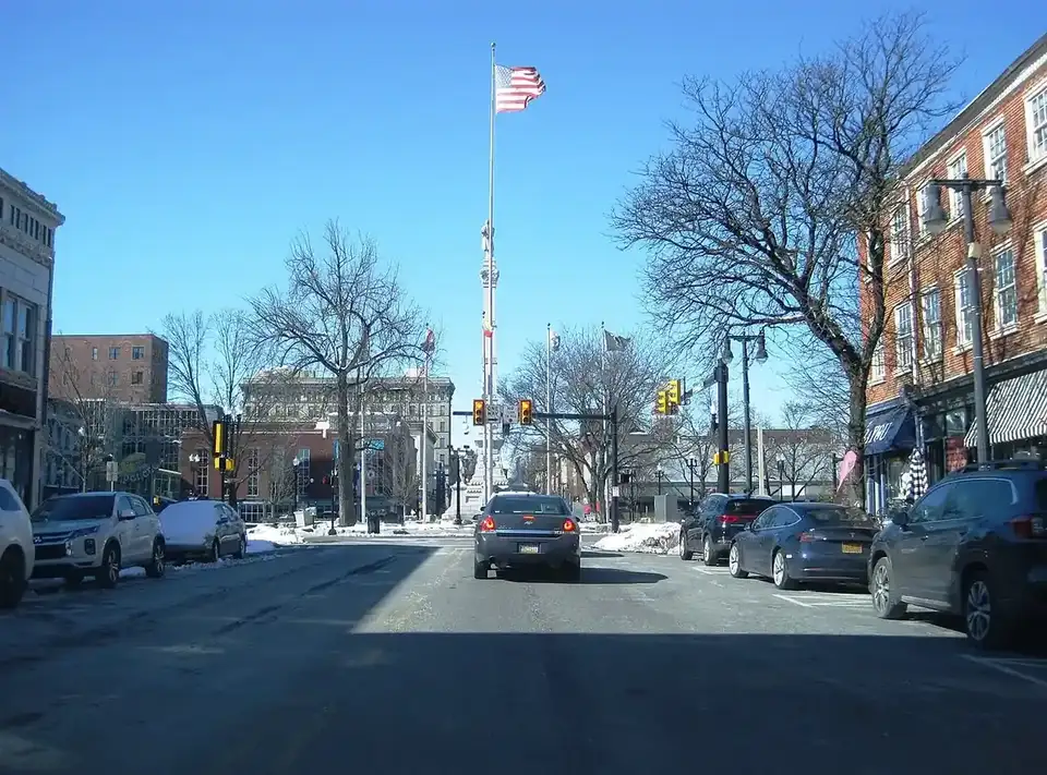 Centre Square in Easton, Pennsylvania, home of the Easton Winter Village