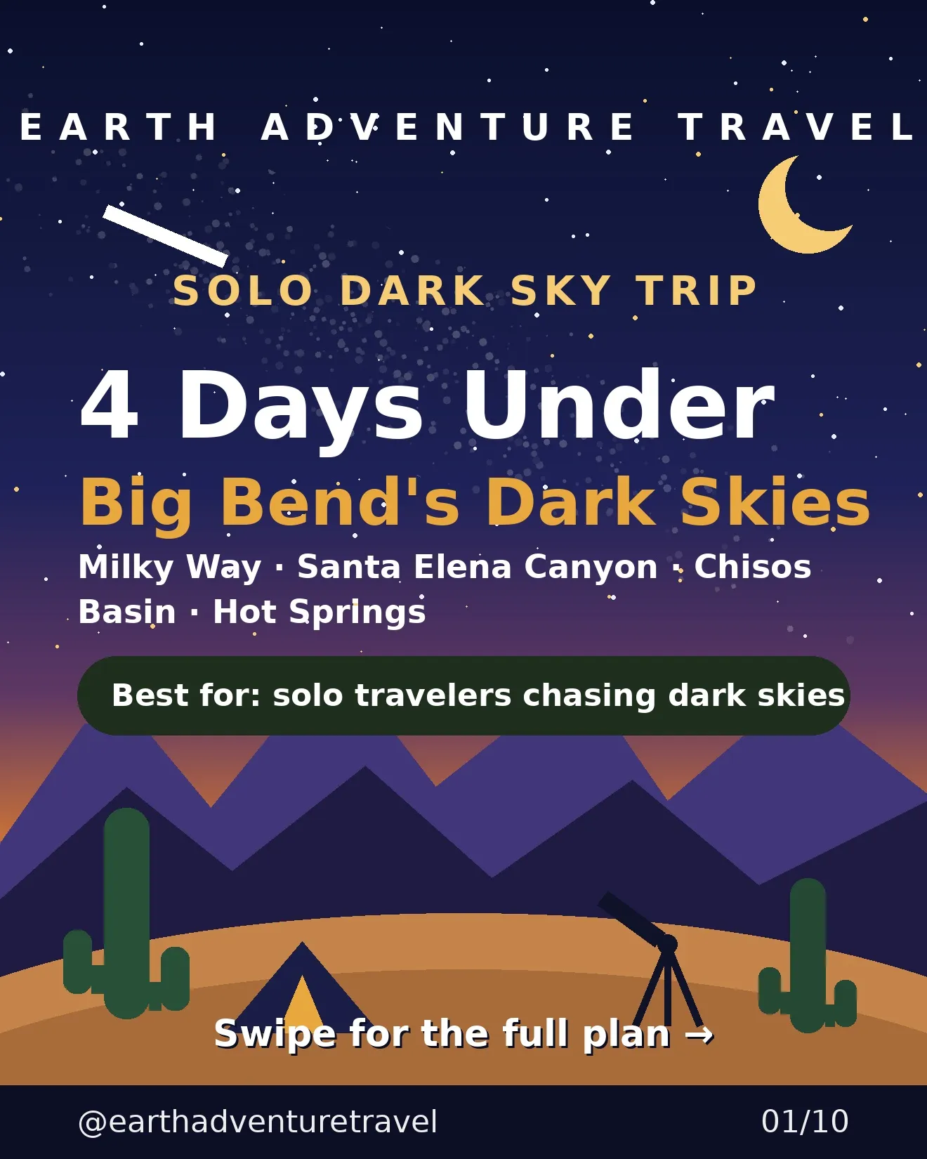 Cover graphic for Big Bend Dark Sky Solo