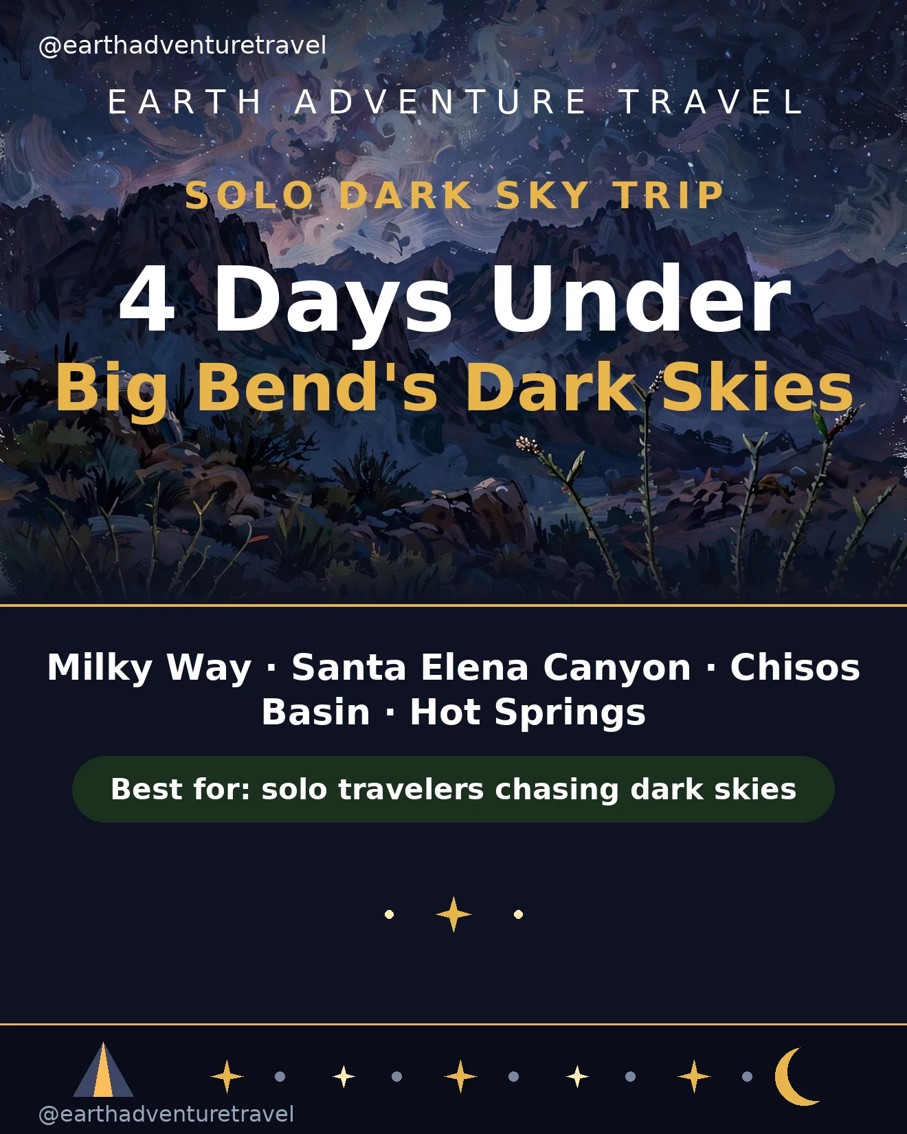Cover graphic for Big Bend Dark Sky Solo