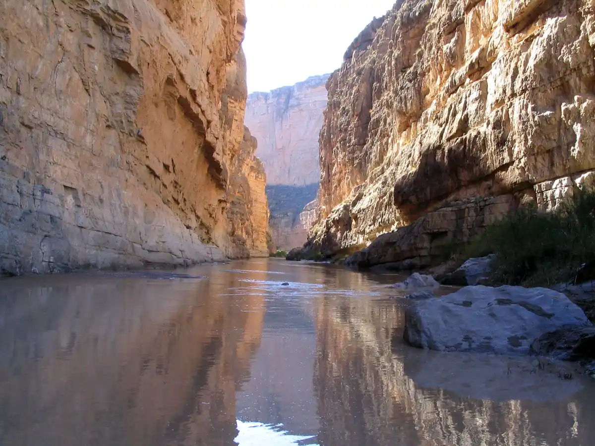 Santa Elena Canyon limestone walls