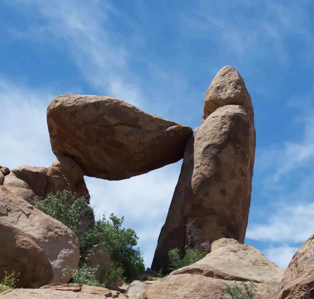 Balanced Rock at Grapevine Hills in Big Bend
