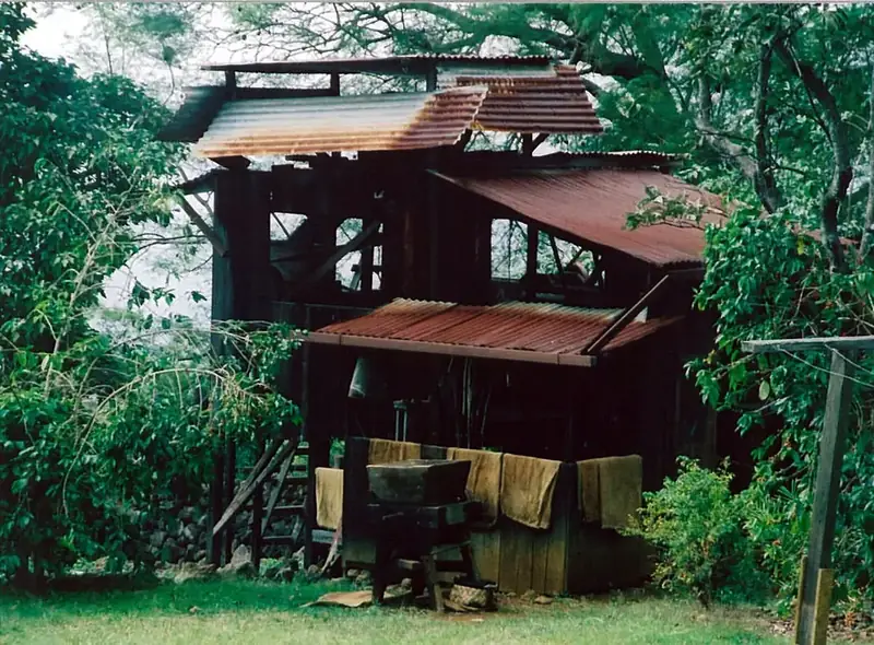 Coffee mill at the Kona Coffee Living History Farm