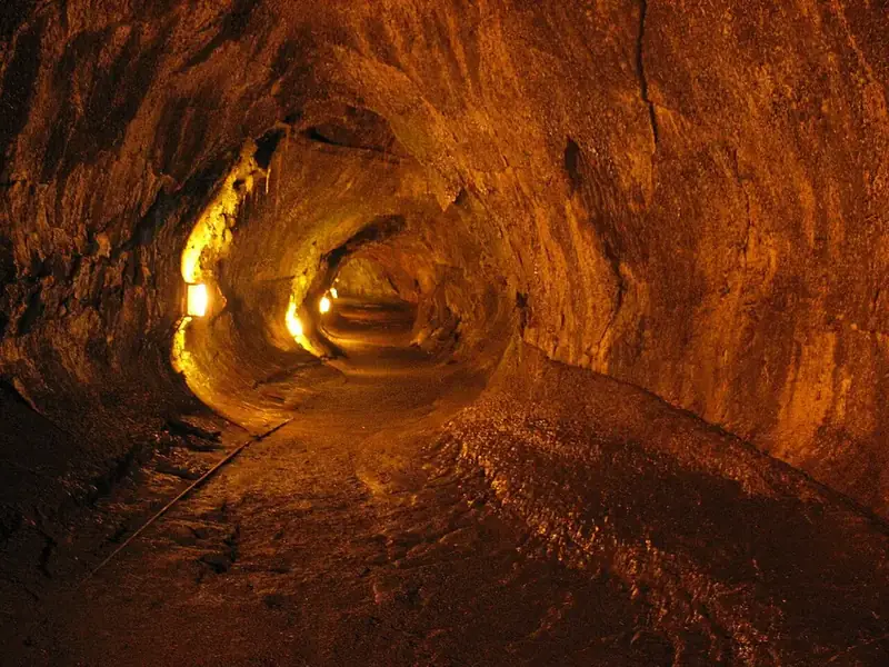 Inside the Thurston Lava Tube