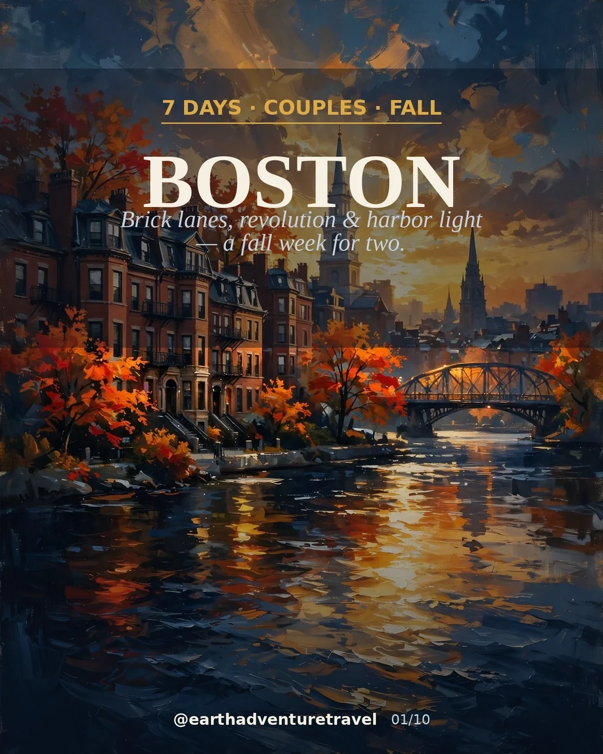 Cover artwork for the Boston for Couples in Fall guide