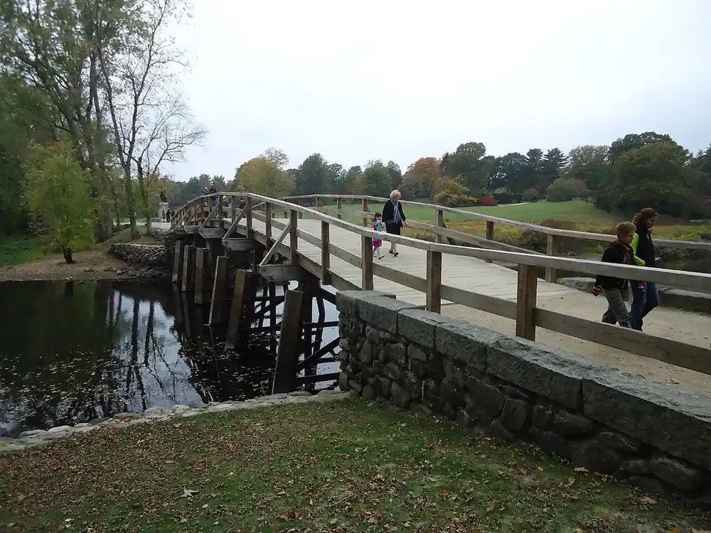 The Old North Bridge in Concord