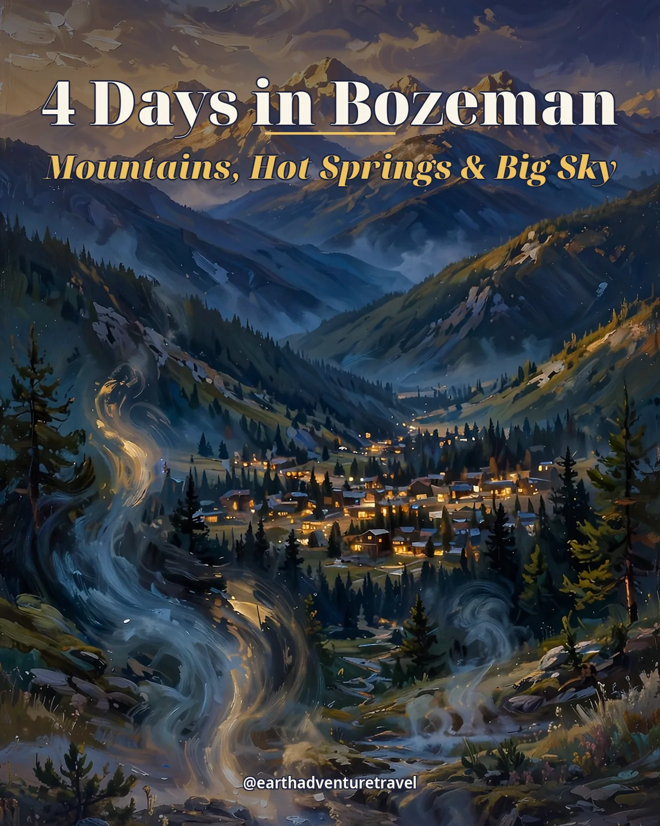 Bozeman for Two couples travel guide cover