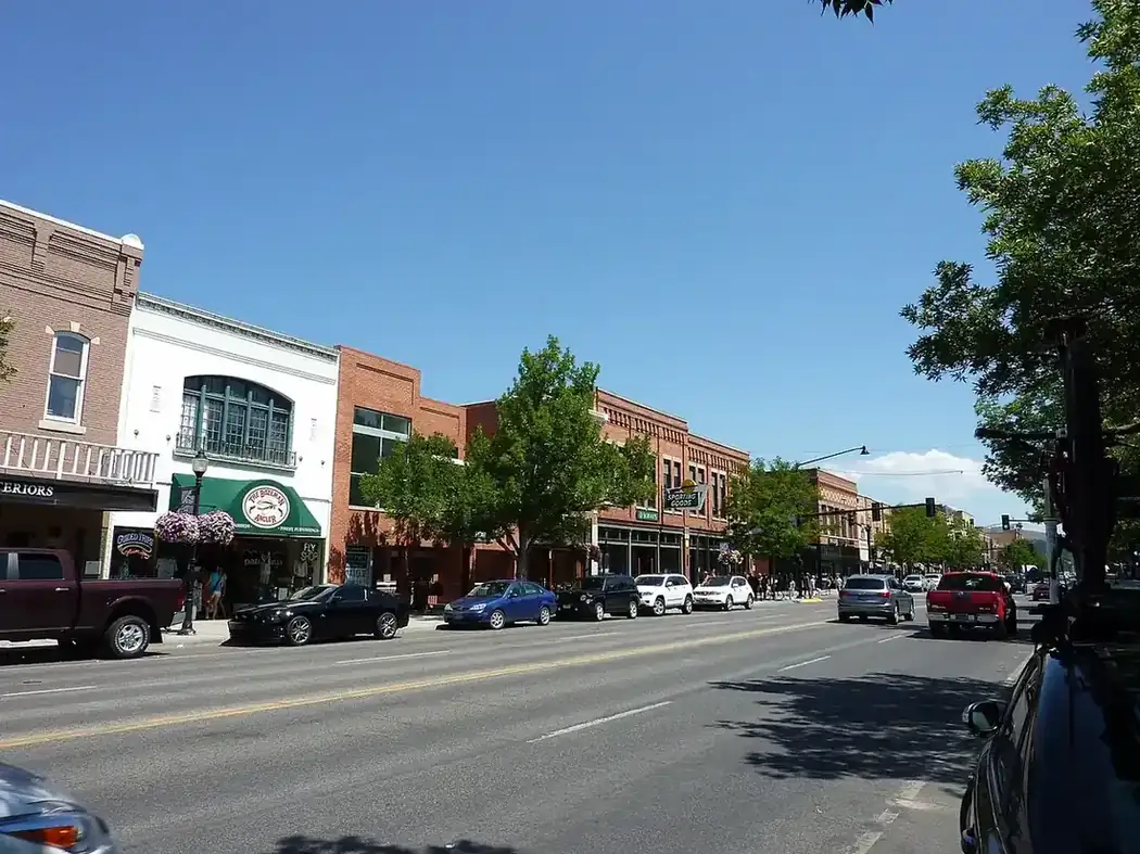Main Street in downtown Bozeman, Montana