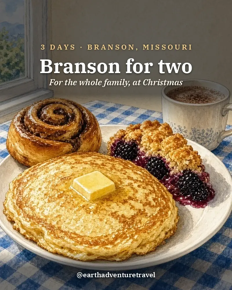 Illustrated recap card: Branson
