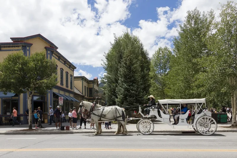 Blue River Plaza in Breckenridge, by Main Street