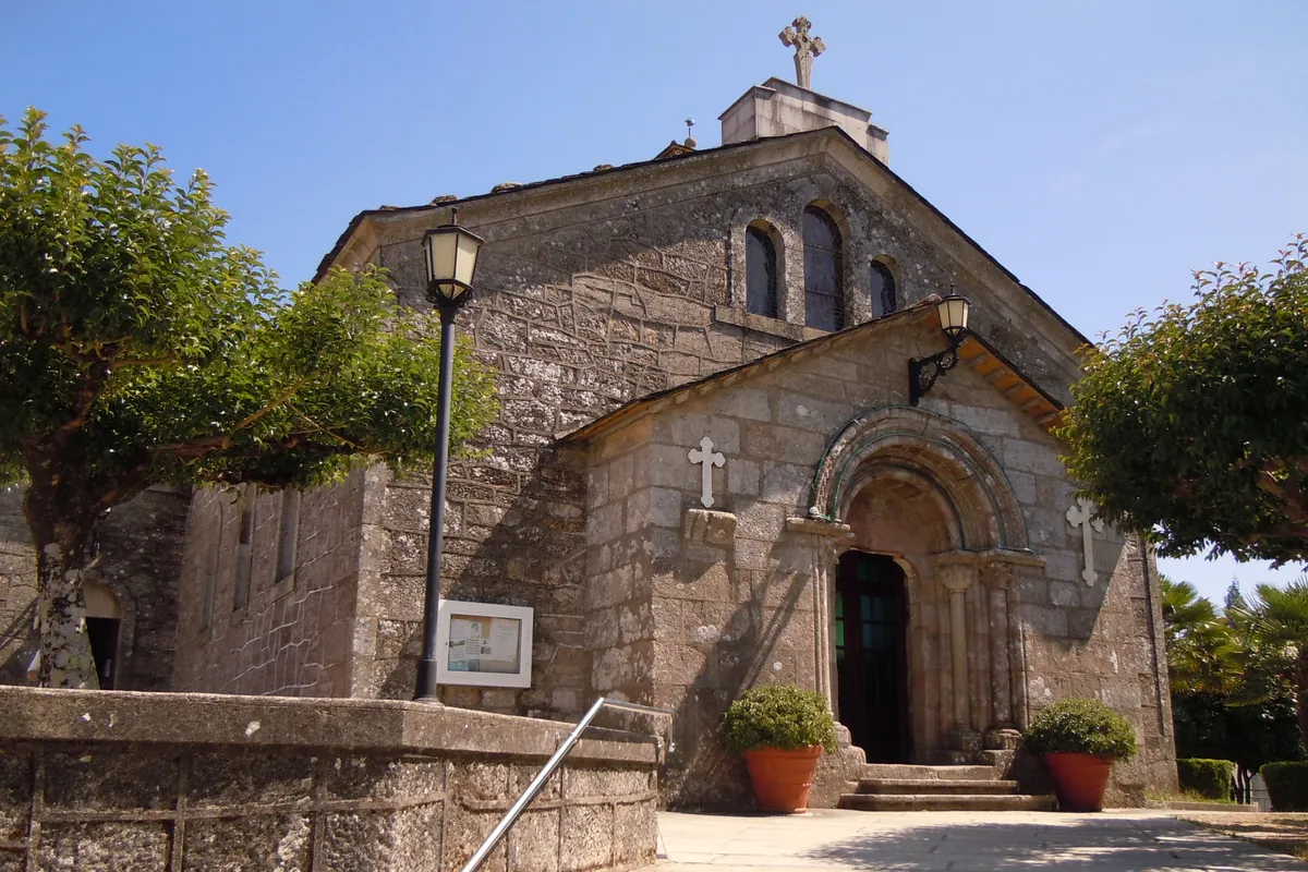 The parish church of Palas de Rei on the Camino
