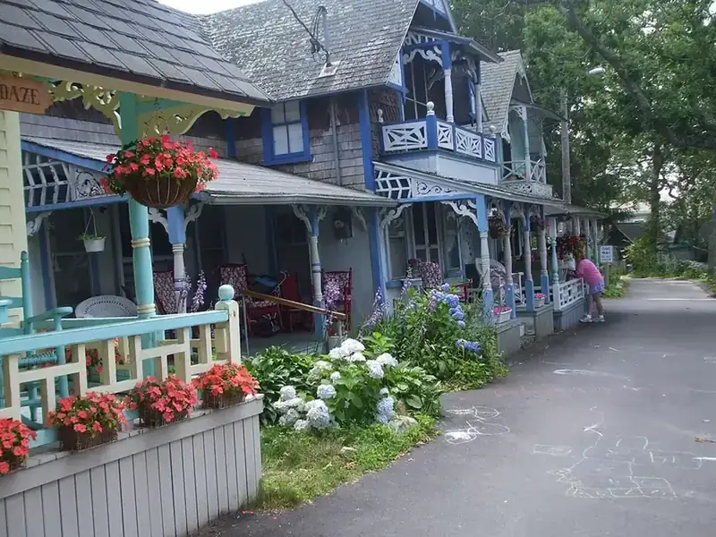 Gingerbread cottages in Oak Bluffs