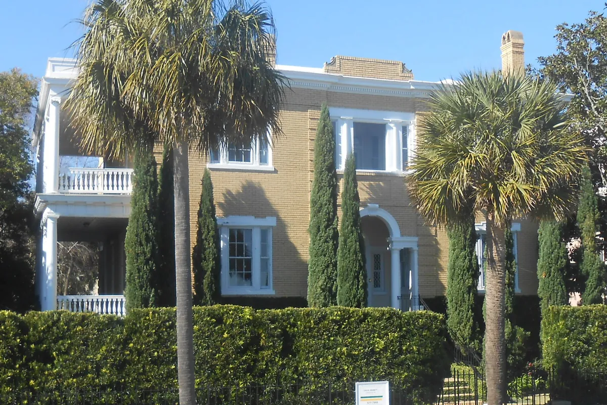 A grand historic house on East Battery in Charleston