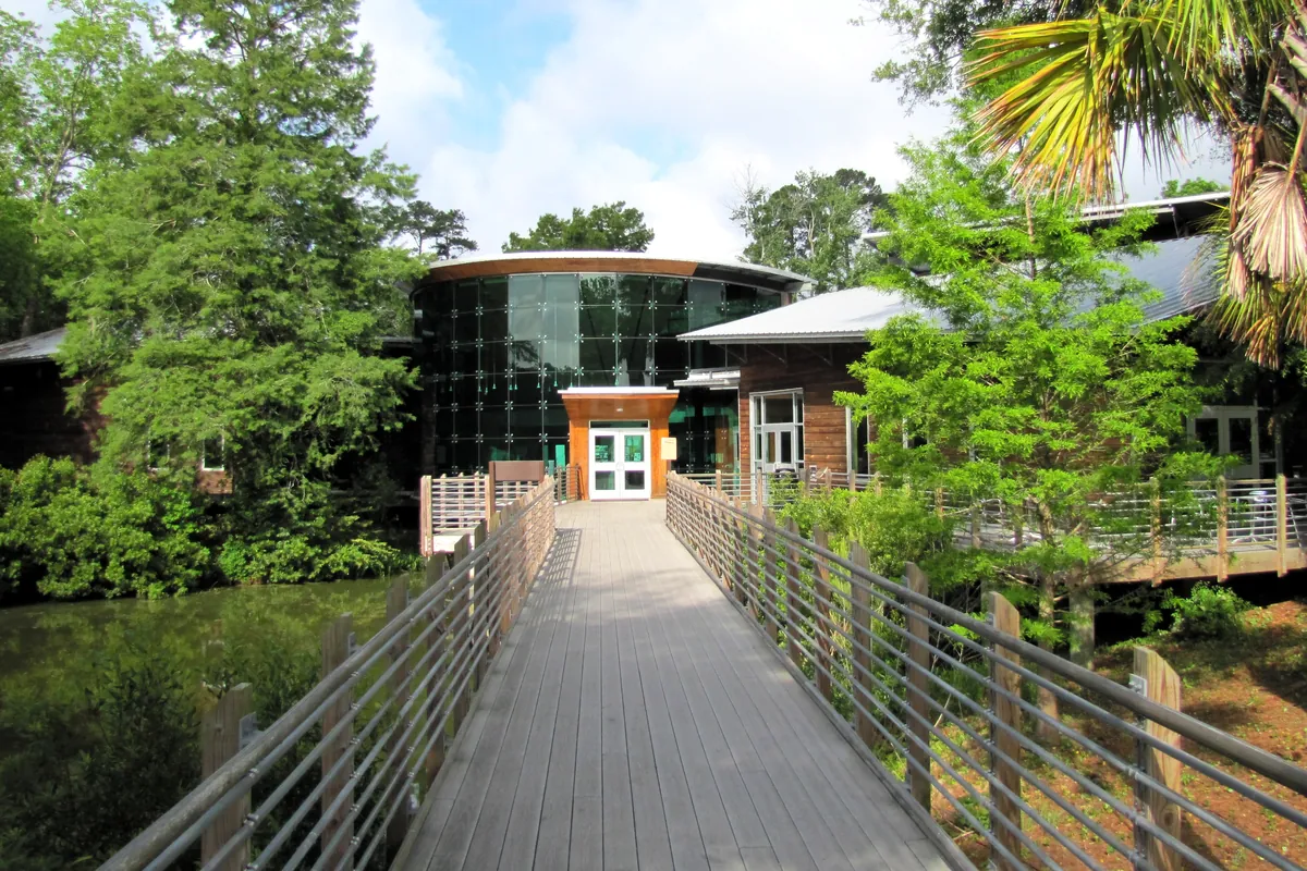 The visitor centre at Charles Towne Landing State Historic Site