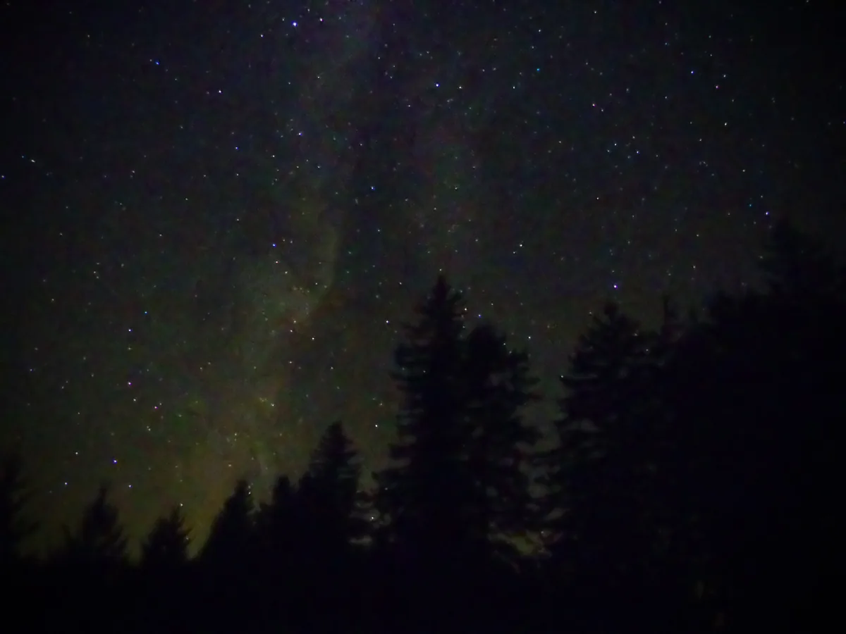 Stargazers under the Milky Way at Cherry Springs