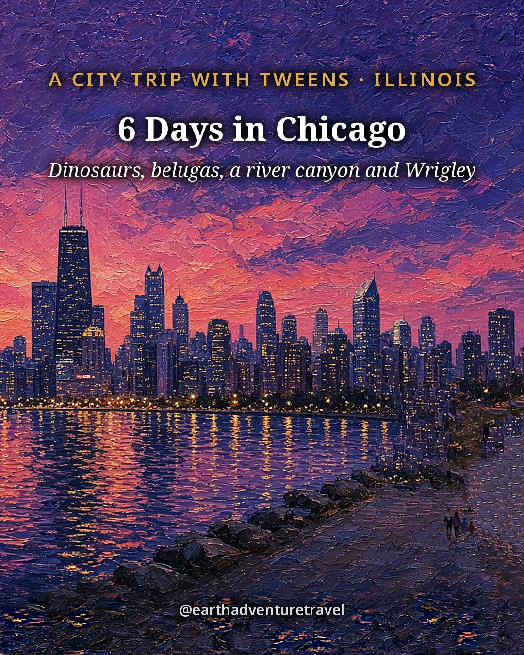 Cover artwork for the Chicago with Tweens guide