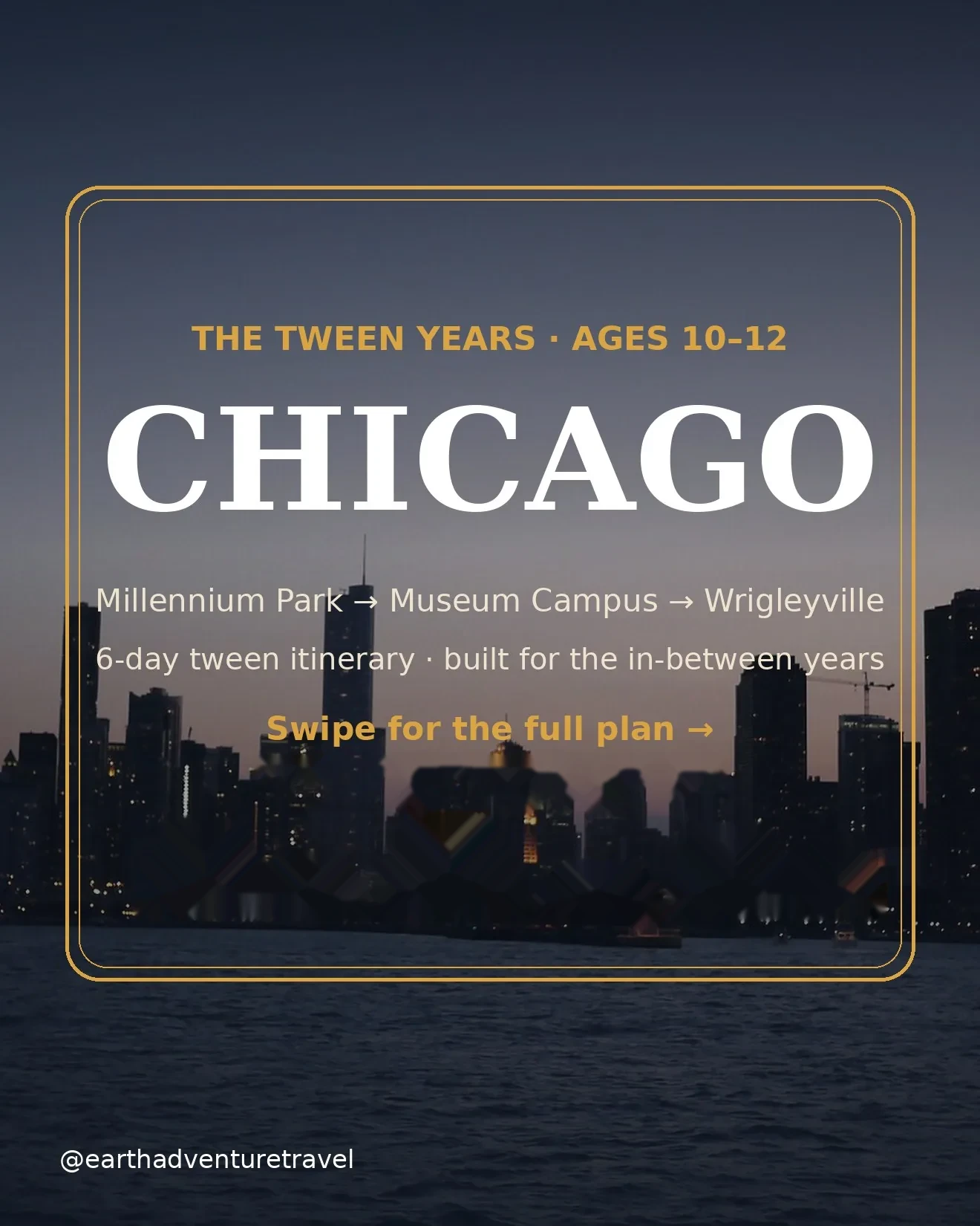Cover graphic for Chicago with Tweens