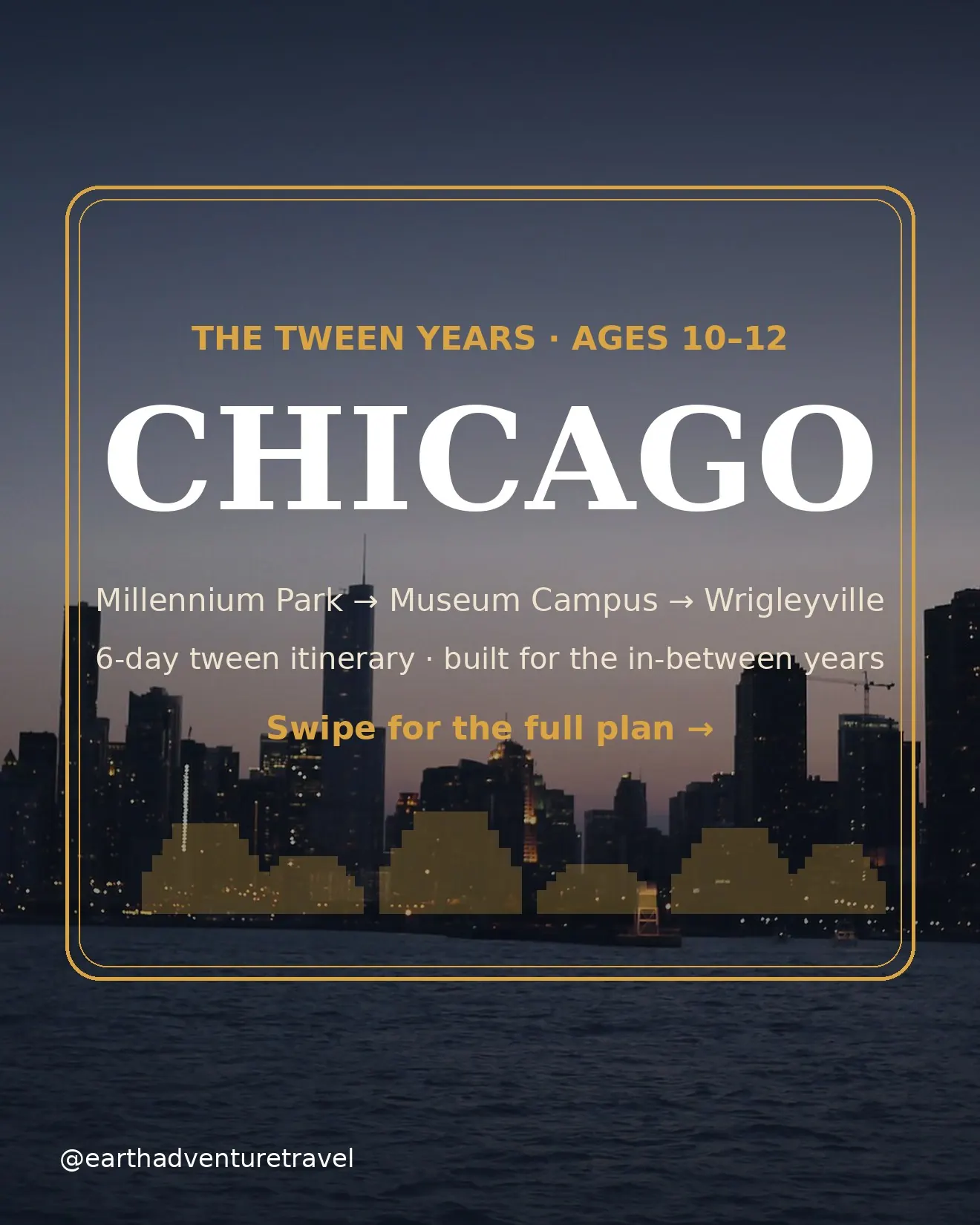Cover graphic for Chicago with Tweens
