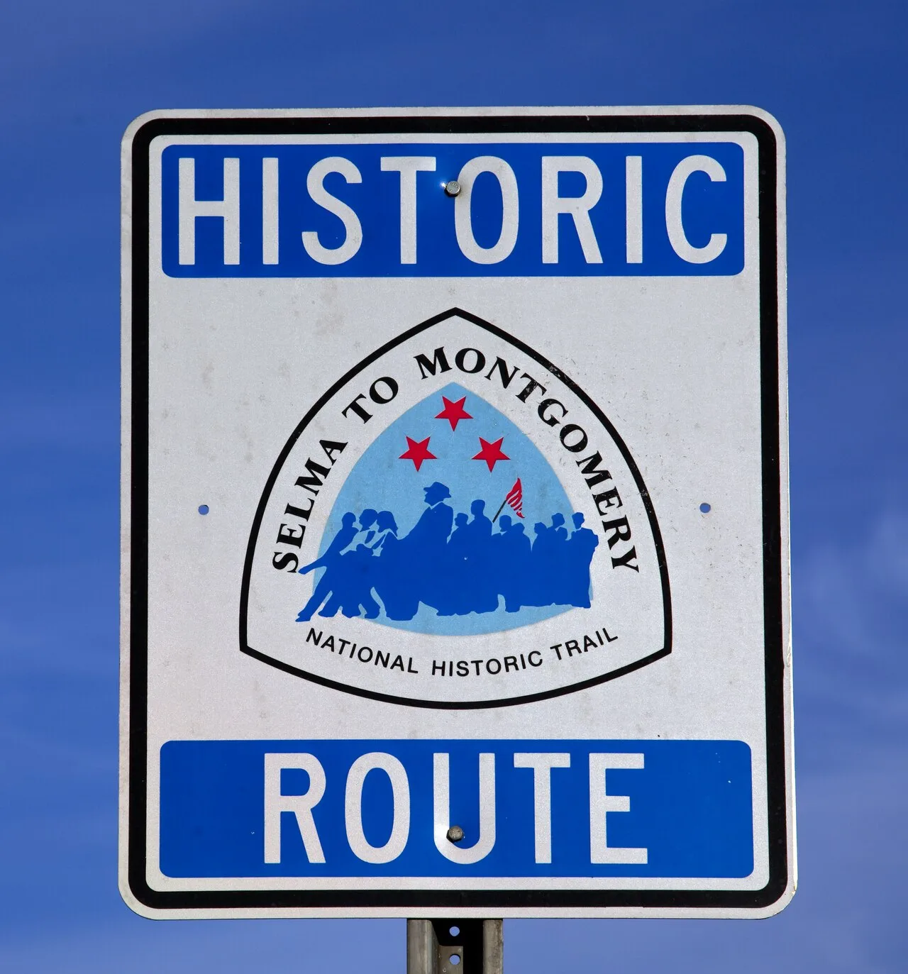 Selma to Montgomery trail marker