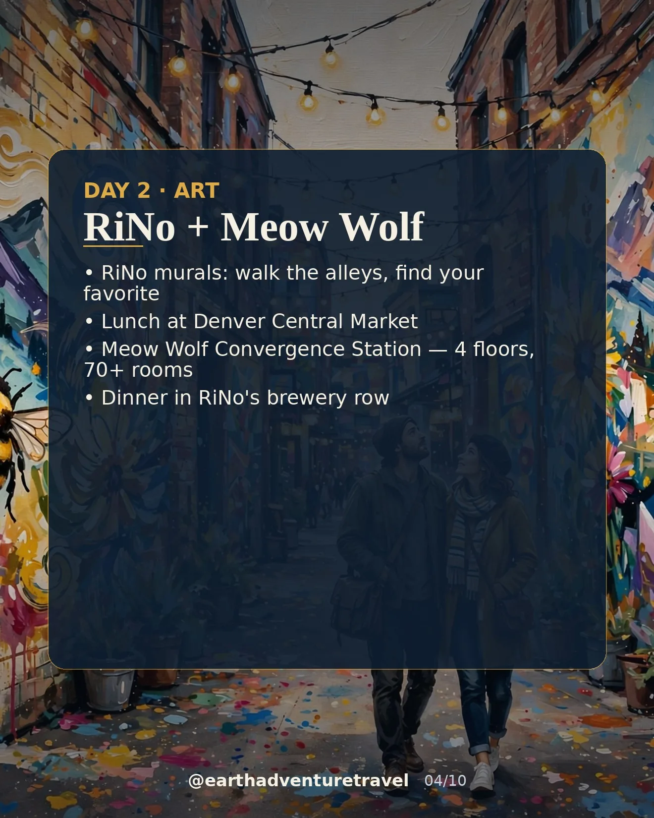 Day 2 graphic: RiNo street art in Denver