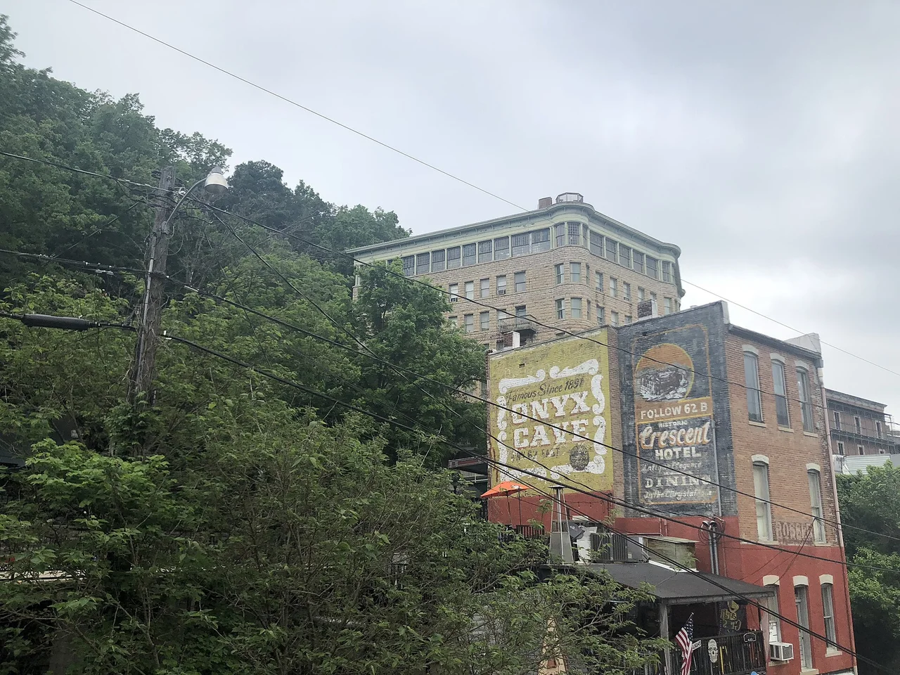 Victorian storefronts in downtown Eureka Springs, Arkansas