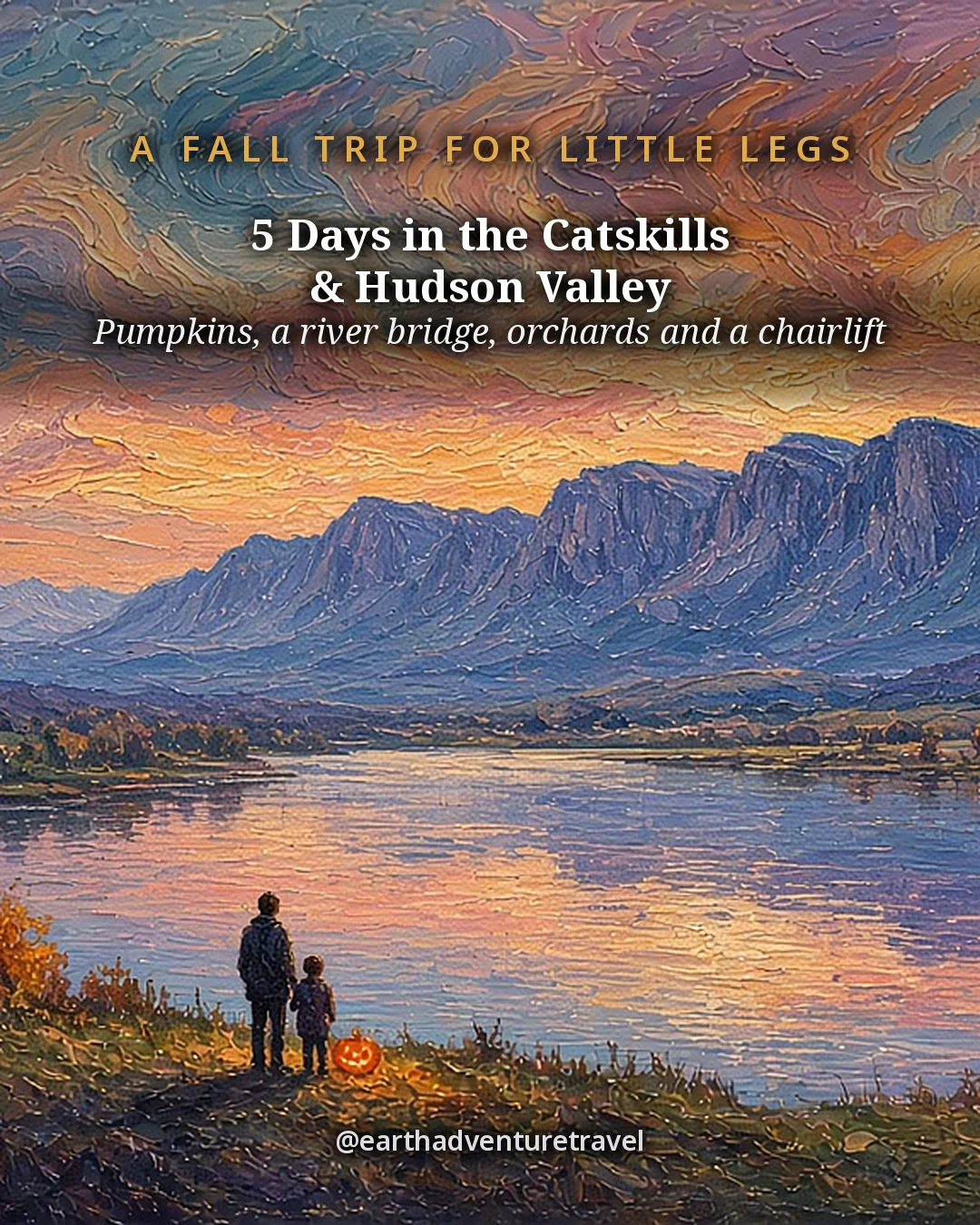 Cover graphic for the Catskills & Hudson Valley itinerary