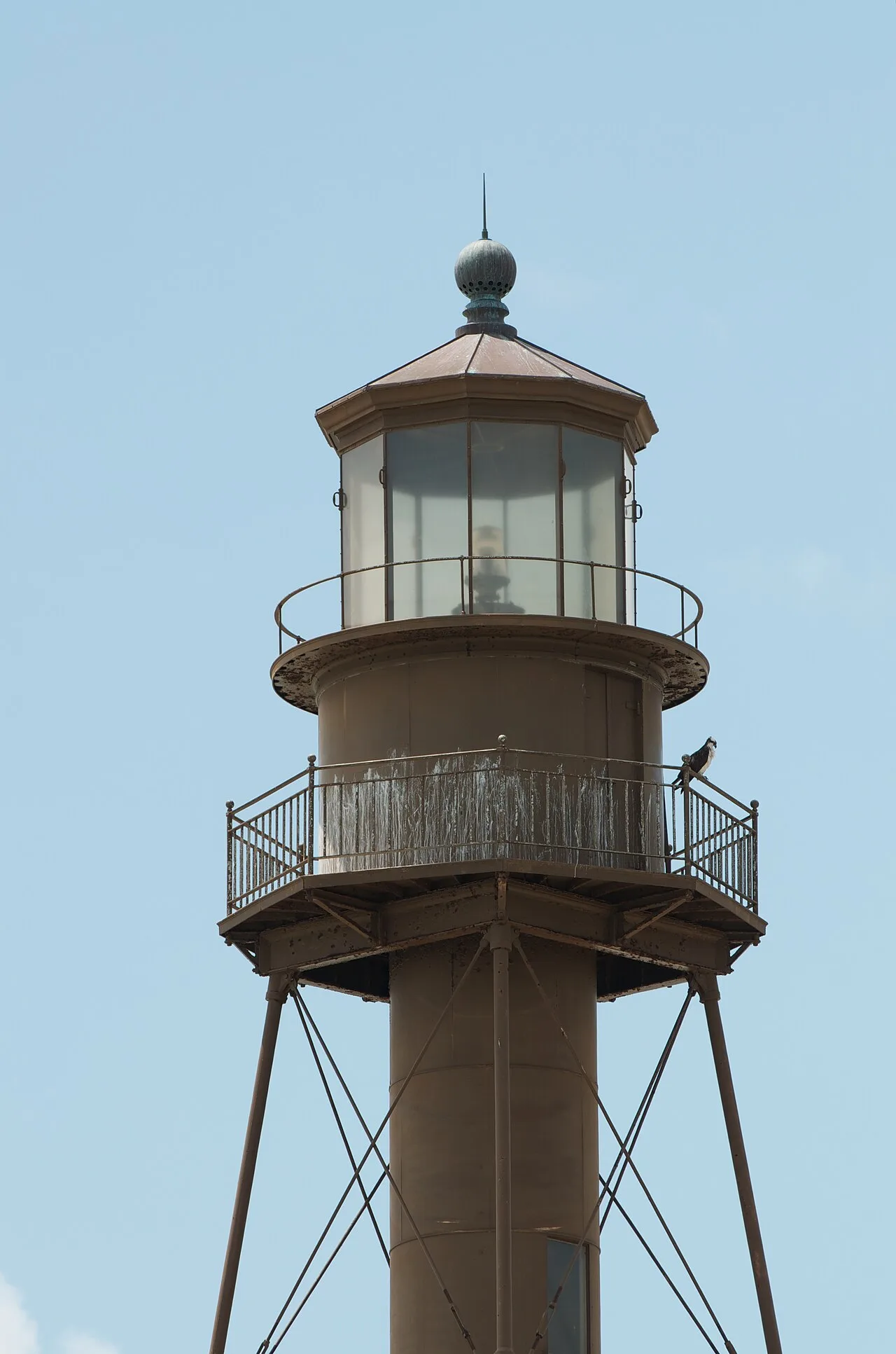 The Sanibel Island Lighthouse against a clear sky
