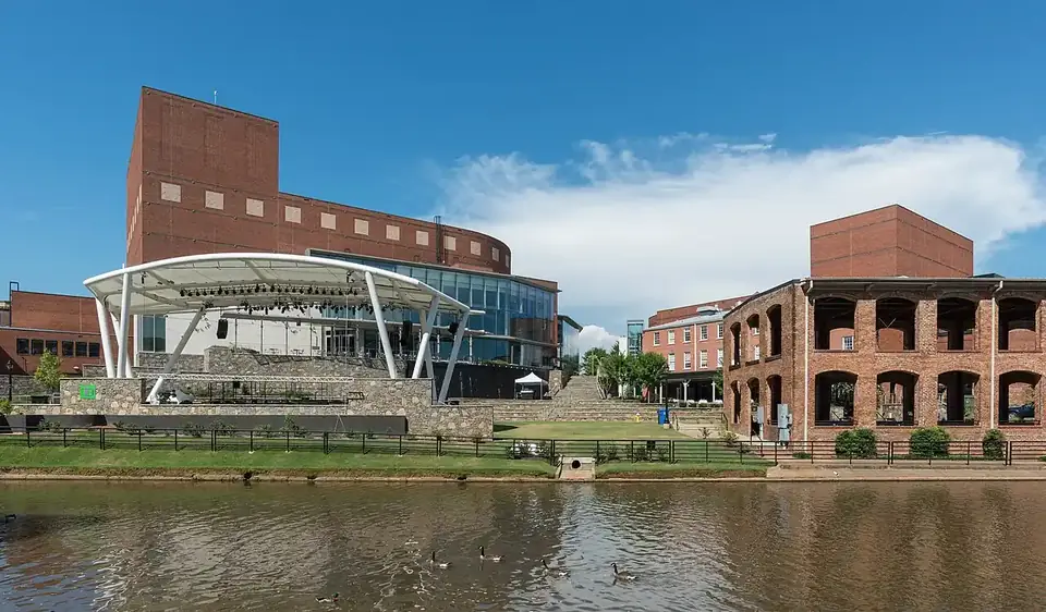 The Peace Center amphitheater on the Reedy in the West End