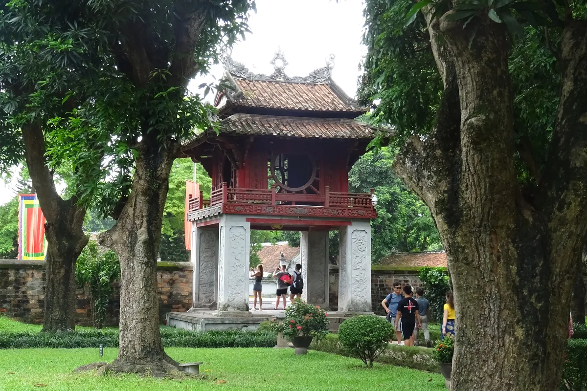 The Khue Van pavilion, the Constellation of Literature, in the Temple of Literature, Hanoi