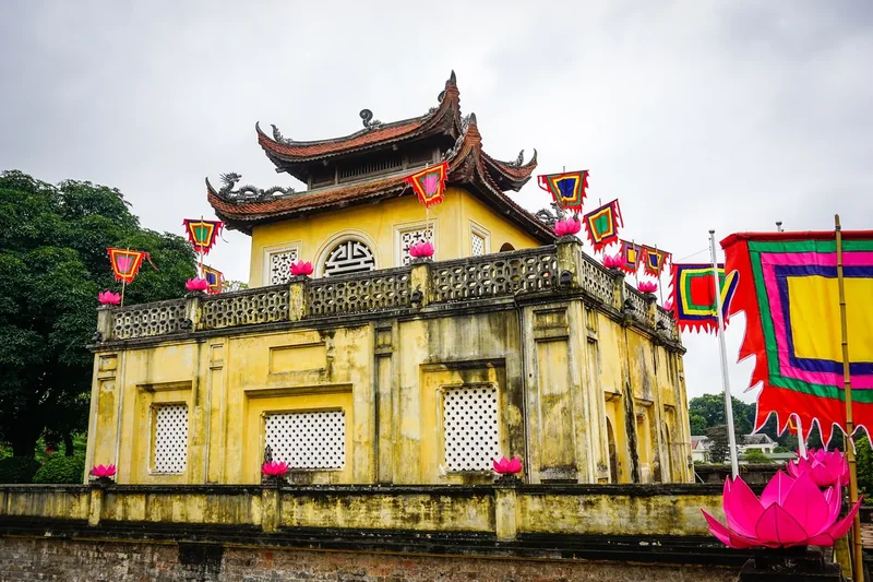 A gateway and grounds in the Central Sector of the Imperial Citadel of Thang Long, Hanoi