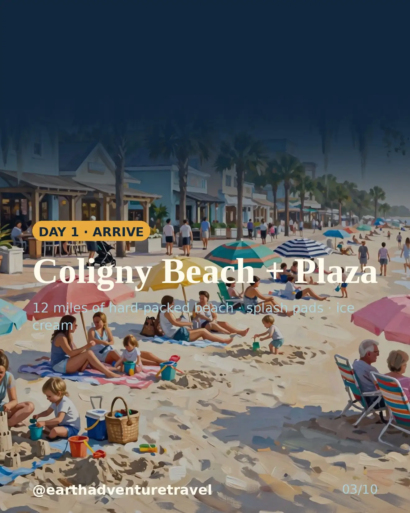 Designed day 1 slide: Coligny Beach