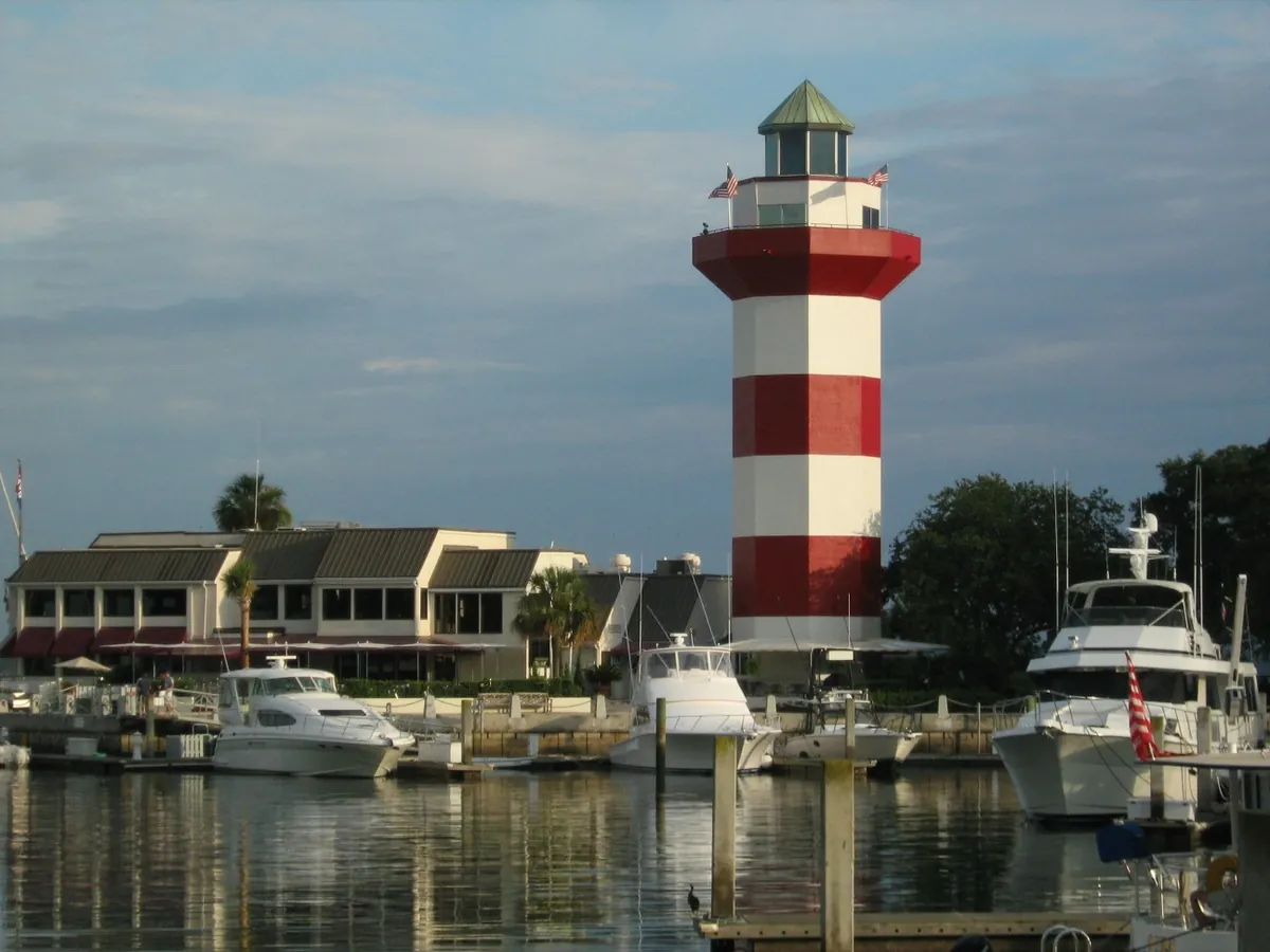 Harbour Town lighthouse on Hilton Head Island