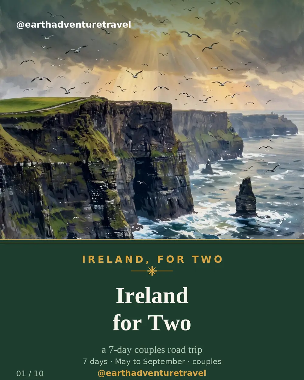 Cover graphic for Ireland for Two