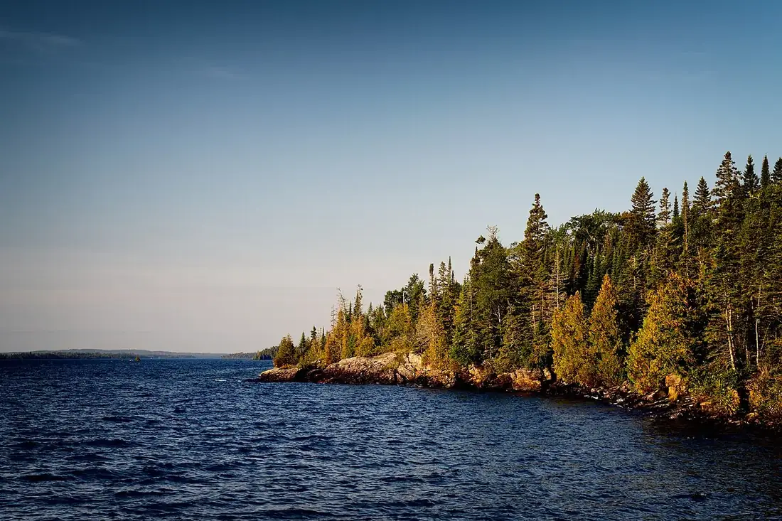 Lake Superior shoreline at Scoville Point, Isle Royale