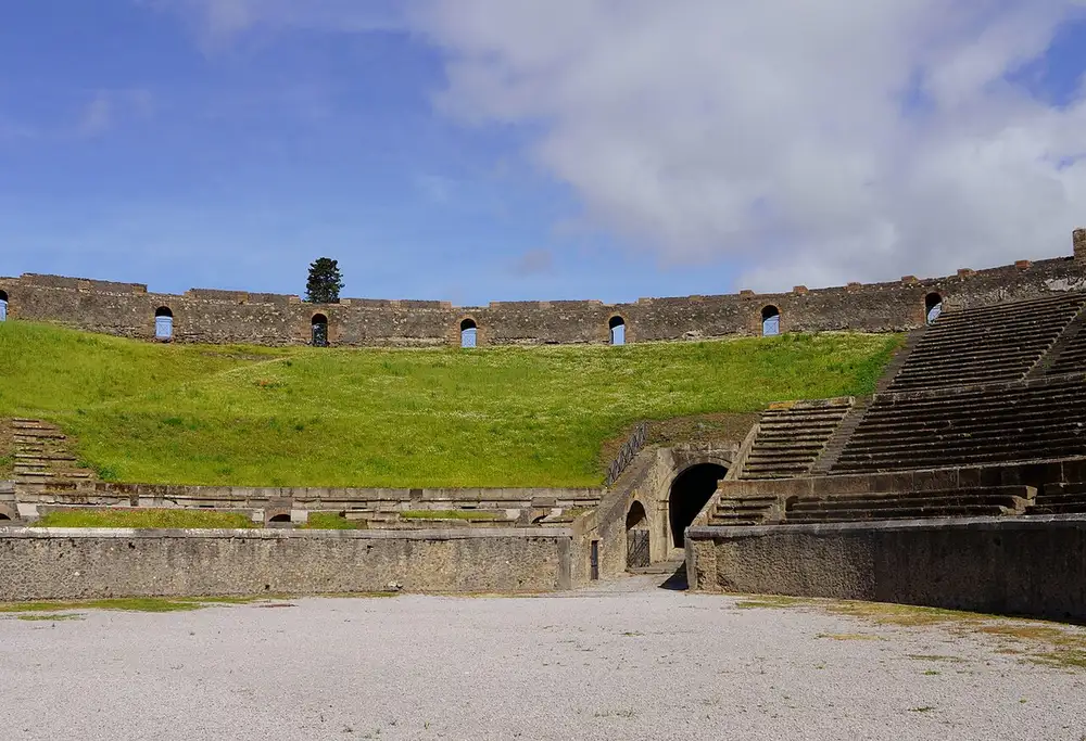 Inside Pompeii's ancient amphitheater