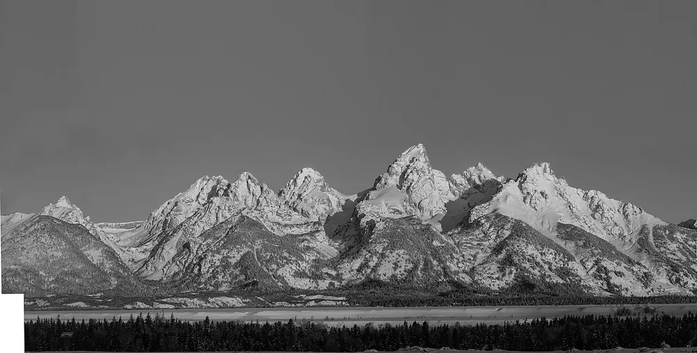 Jordanelle Reservoir in winter near Jackson Hole