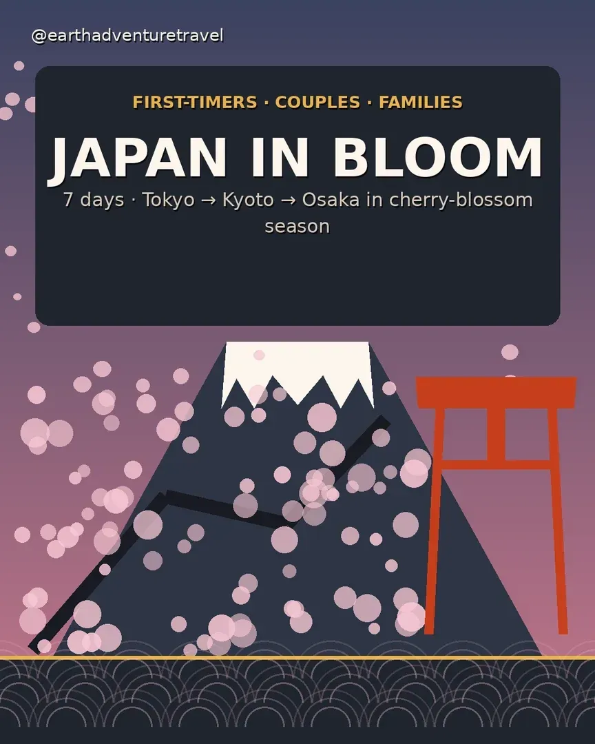 Japan in Bloom cherry-blossom guide cover