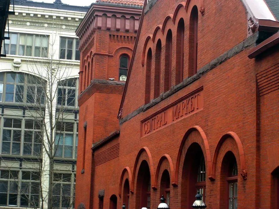 Central Market and Lancaster city