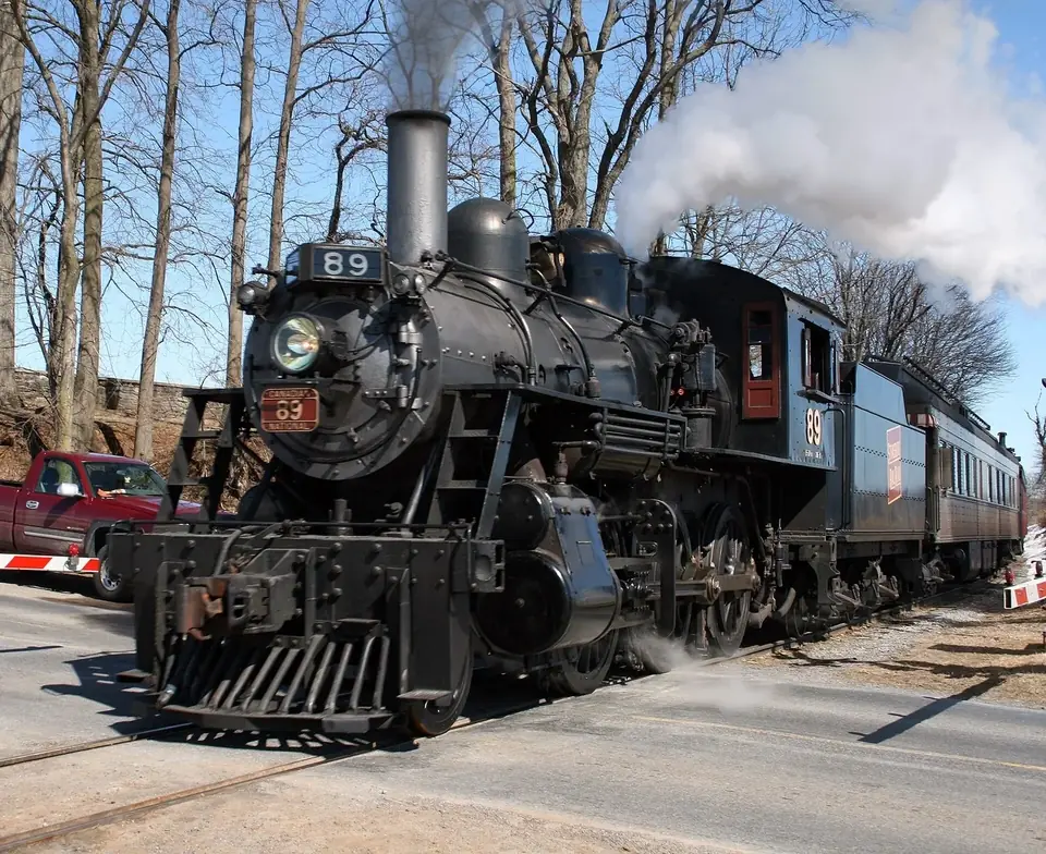 Steam trains in Strasburg