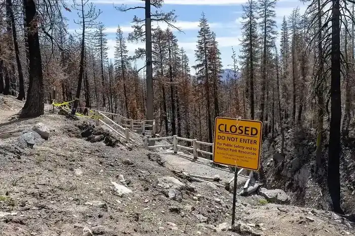 Kings Creek Falls overlook in Lassen Volcanic National Park
