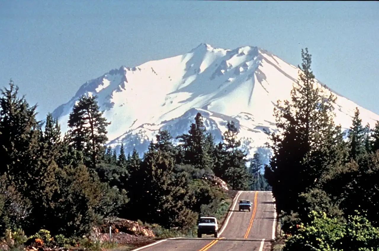 Lassen Peak from the Volcanic Legacy Scenic Byway