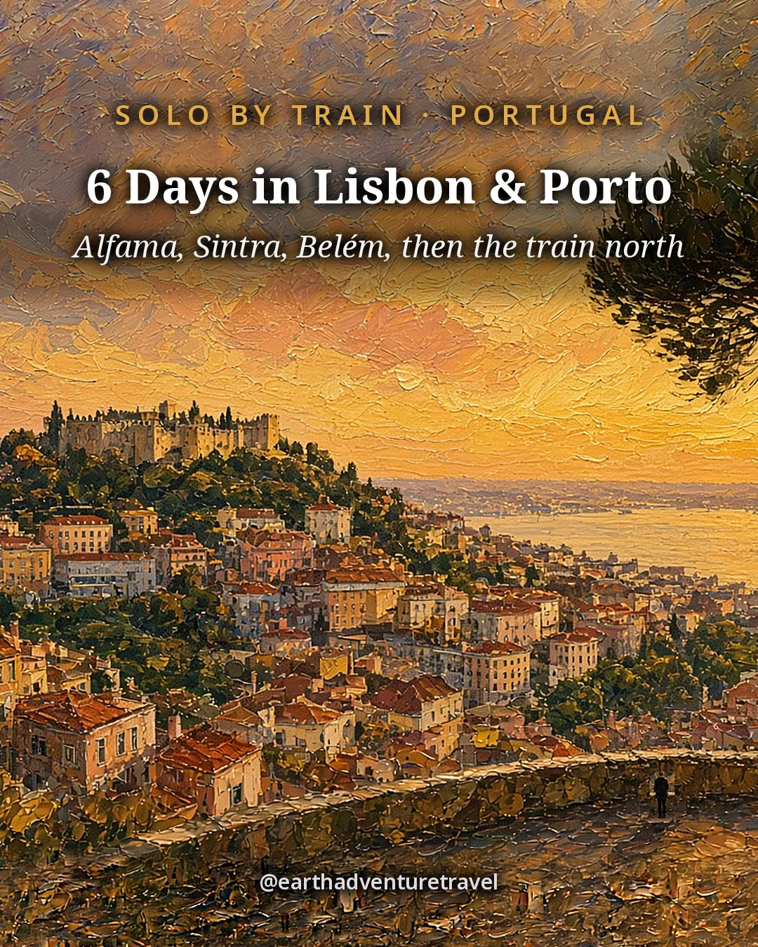 Cover artwork for the Lisbon + Porto guide